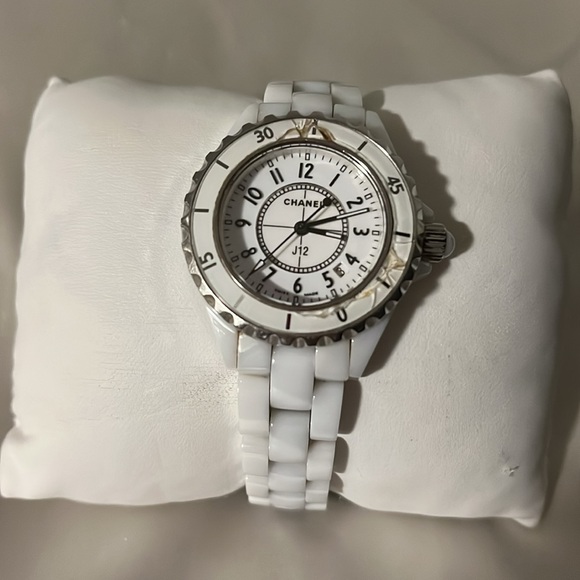 CHANEL Accessories - CHANEL “J12” Style White Ceramic Watch